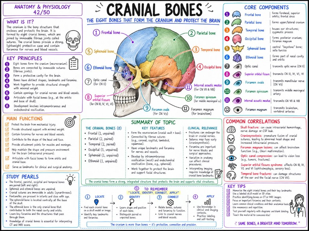 03/10 Cranial Bones: The Eight Bones That Form the Cranium